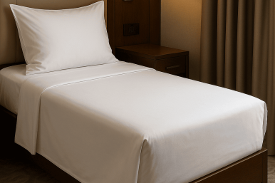 Tek Kişilik Çarşaf 120 Tel Düz Saten 160x240