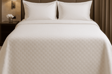 Çift Kişilik Pike Büyük Dama Desen 180x280