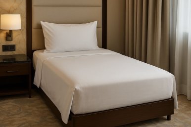 Tek Kişilik Çarşaf 63 Tel %100 Pamuk 180x280