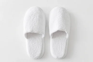 Kalın Taban Havlu Otel Terliği – (Çift Kat Üst, 2 cm Sünger Taban, Kaymaz Taban)
