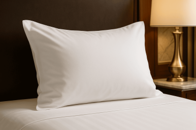 Yastık Kılıfı 83 Tel Düz Saten Beyaz 50x70