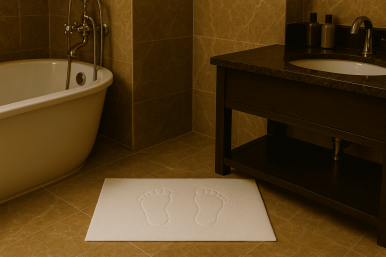 Otel Ayak Havlusu Ayak İzli 250gr/Adet