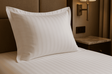 Oxford Yastık Kılıfı 83 Tel Çizgili Polysaten 60x80