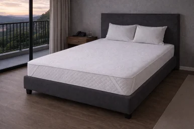 Çift Kişilik Jakarlı Alez 160x200 | 4 Köşe Lastikli Yatak Koruyucu