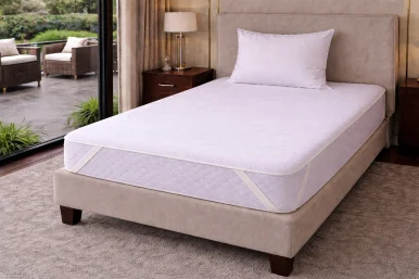 Tek Kişilik Pamuklu Alez 100x200 | 4 Köşe Lastikli Yatak Koruyucu