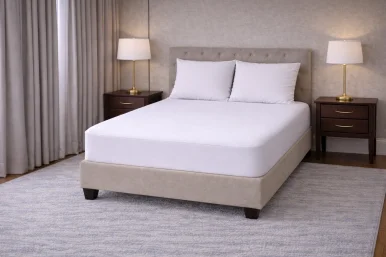 Çift Kişilik Pamuklu Alez 160x200 | Fitted Tam Geçmeli Yatak Koruyucu