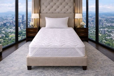 Tek Kişilik Kapitone Pamuklu Alez 100x200 | 4 Köşe Lastikli Yatak Koruyucu