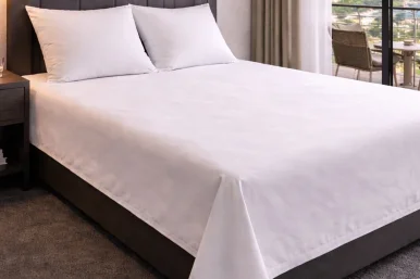 Otel Yatak Çarşafı 240x280 cm – 63 Tel | %100 Pamuk