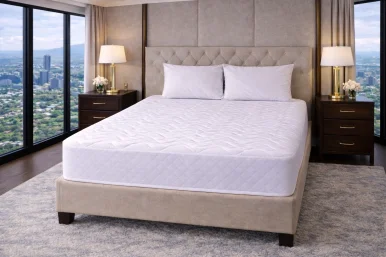 Çift Kişilik Kapitone Pamuklu Alez 160x200 | Fitted Tam Geçmeli Yatak Koruyucu