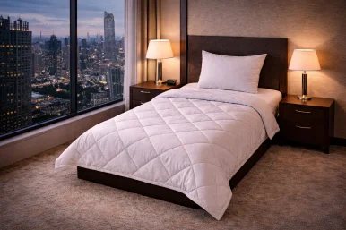 Single Hotel Duvet 155x215 cm | Microfiber | Siliconized Fiber Filling