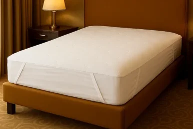 Double Bed 4-Corner Elastic Jacquard Mattress Protector