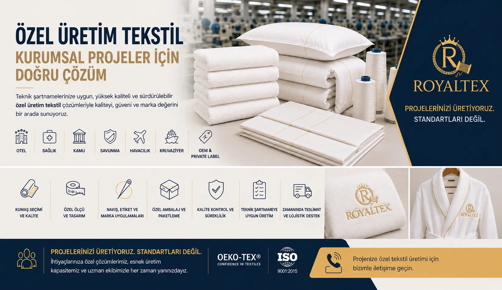 Özel Üretim Tekstil Nedir? Kurumsal Projeler İçin Neden Tercih Edilir?