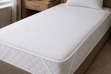 Tek Kişilik Polyester Alez 100x200 | 4 Köşe Lastikli Yatak Koruyucu