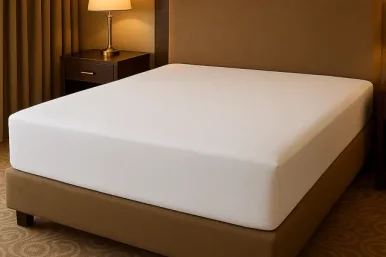 Double Bed Fitted Polyester Mattress Protector