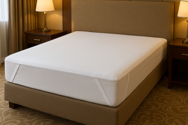 Çift Kişilik 4 Köşe Lastikli Polyester Alez